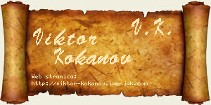 Viktor Kokanov vizit kartica